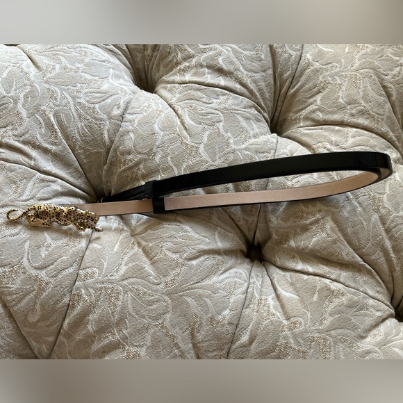 Patent leather cheetah belt - Picture 7 of 11